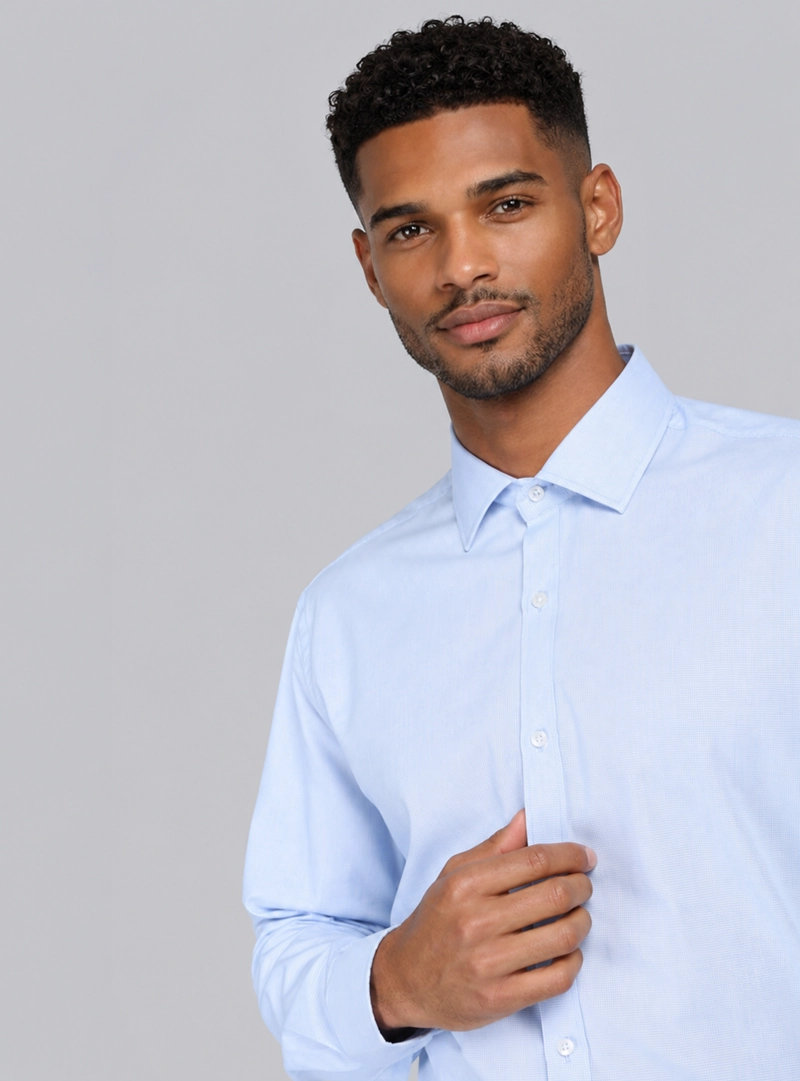 CAMISA FORMAL TEXTURADA VAN HEUSEN - 4