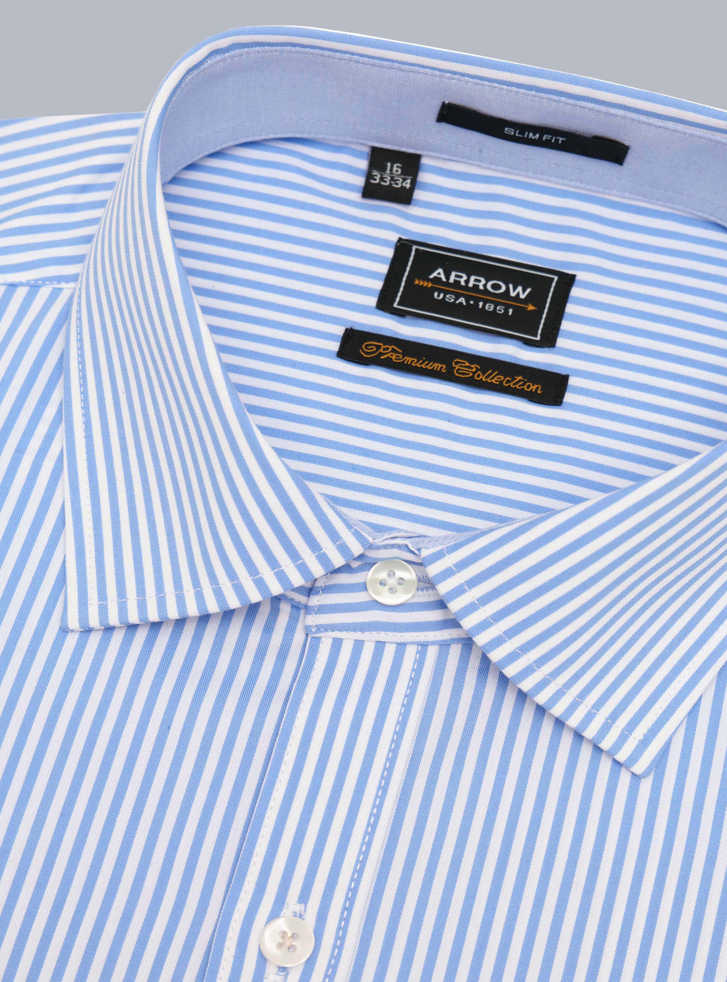 CAMISA FORMAL SPANDEX SLIM FIT CELESTE ARROW - 2