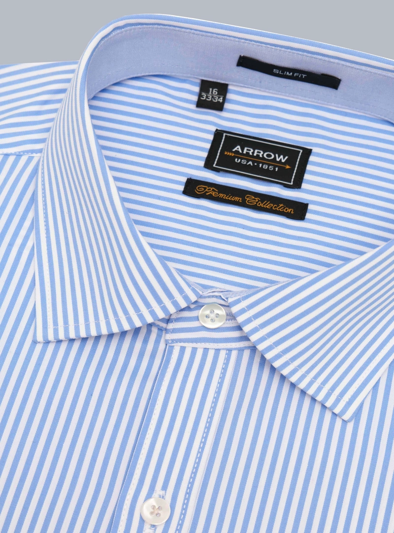 CAMISA FORMAL SPANDEX SLIM FIT CELESTE ARROW - 2