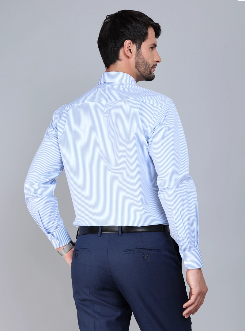 CAMISA FORMAL SPANDEX SLIM FIT CELESTE ARROW - 3