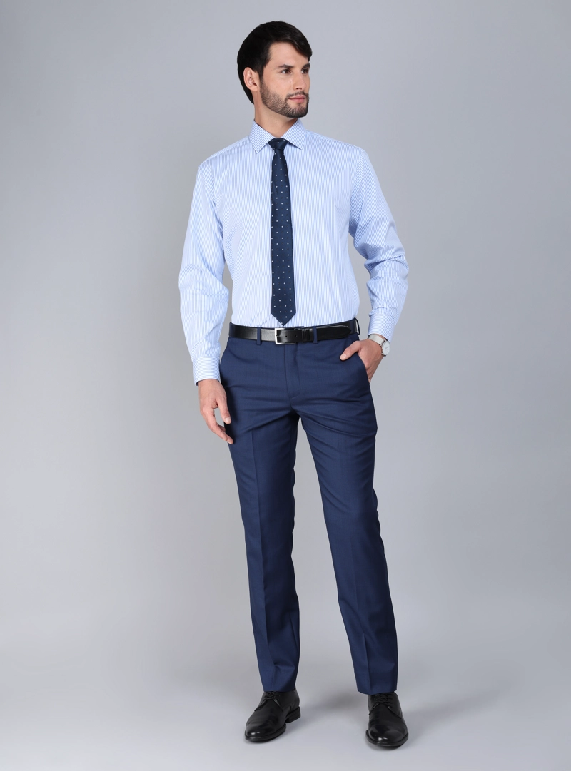 CAMISA FORMAL SPANDEX SLIM FIT CELESTE ARROW - 5