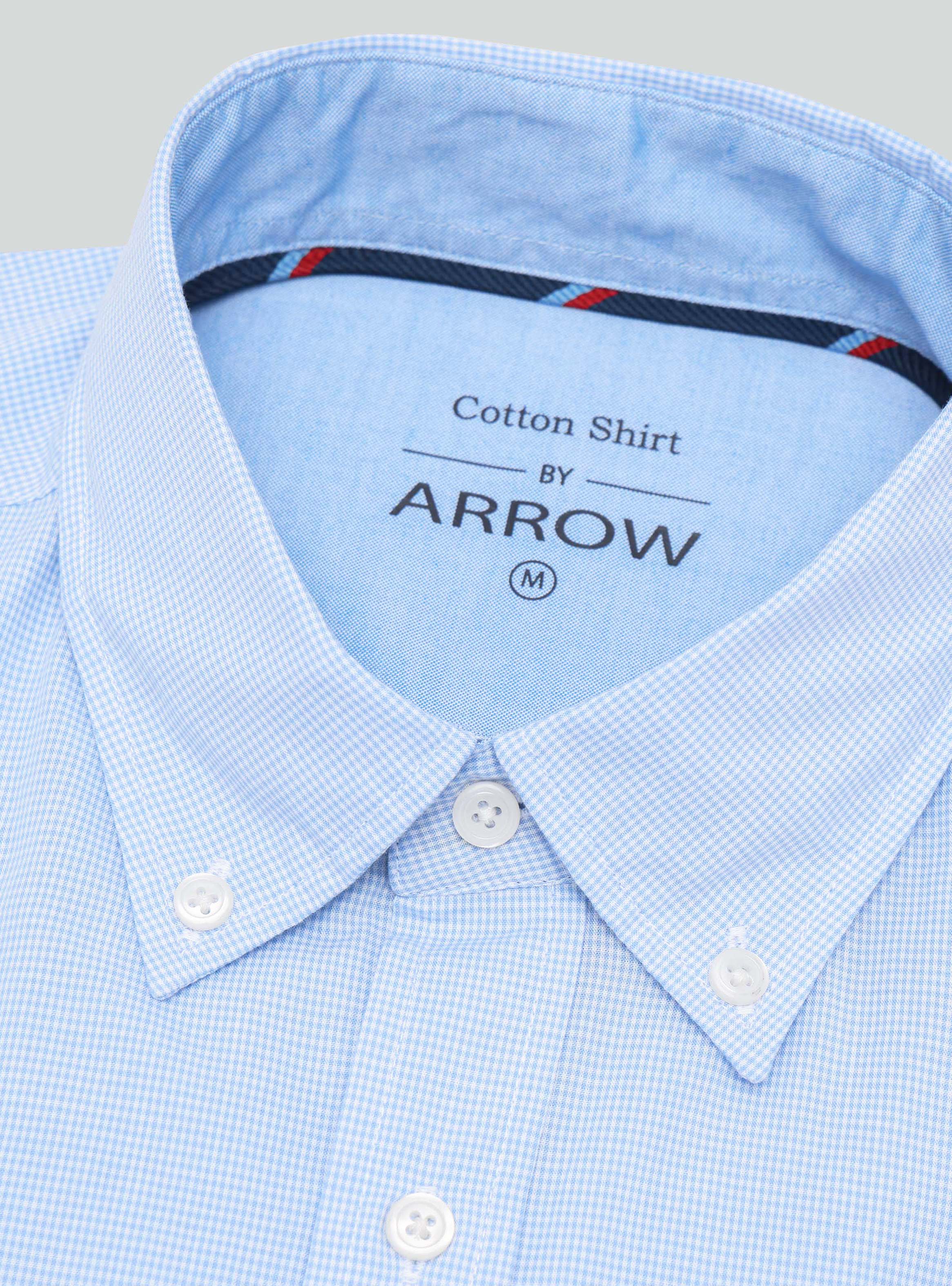 CAMISA FANTASIA REGULAR FIT CELESTE ARROW - 5