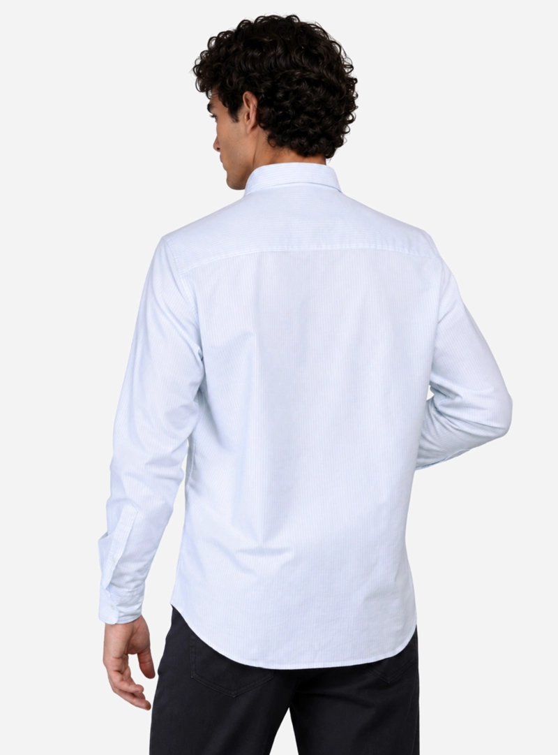 CAMISA OXFORD SPANDEX REGULAR FIT CELESTE ARROW - 2