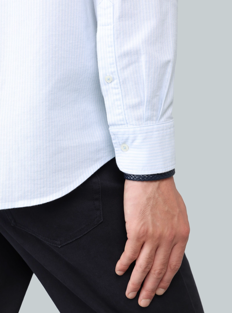 CAMISA OXFORD SPANDEX REGULAR FIT CELESTE ARROW - 6