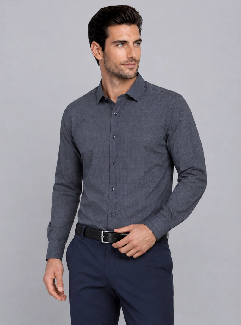 CAMISA FORMAL PRINT VAN HEUSEN - 1
