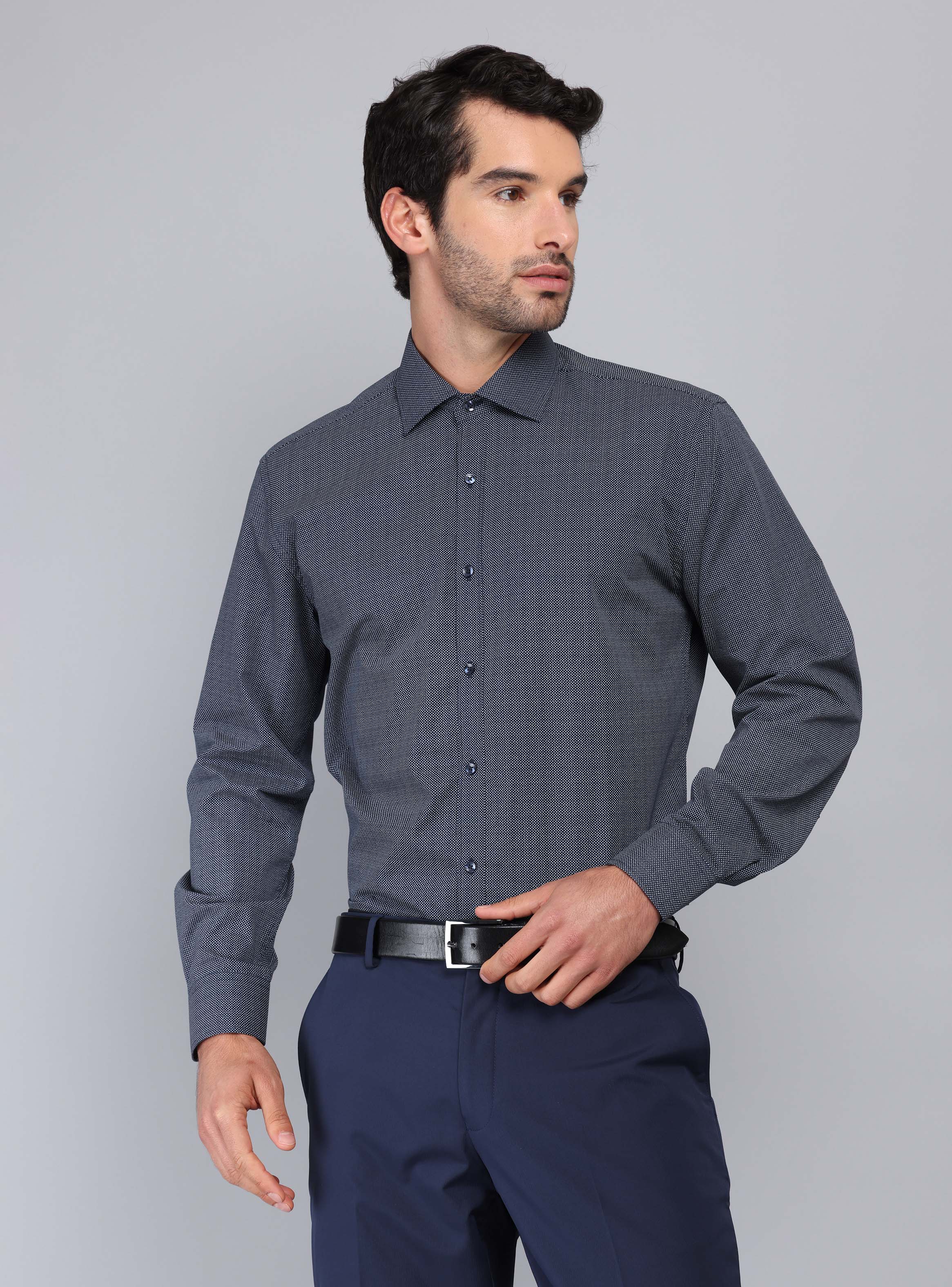 CAMISA FORMAL PRINT VAN HEUSEN - 1