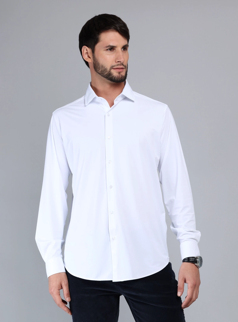 CAMISA ULTRA SPANDEX REGULAR FIT BLANCO ARROW - 1