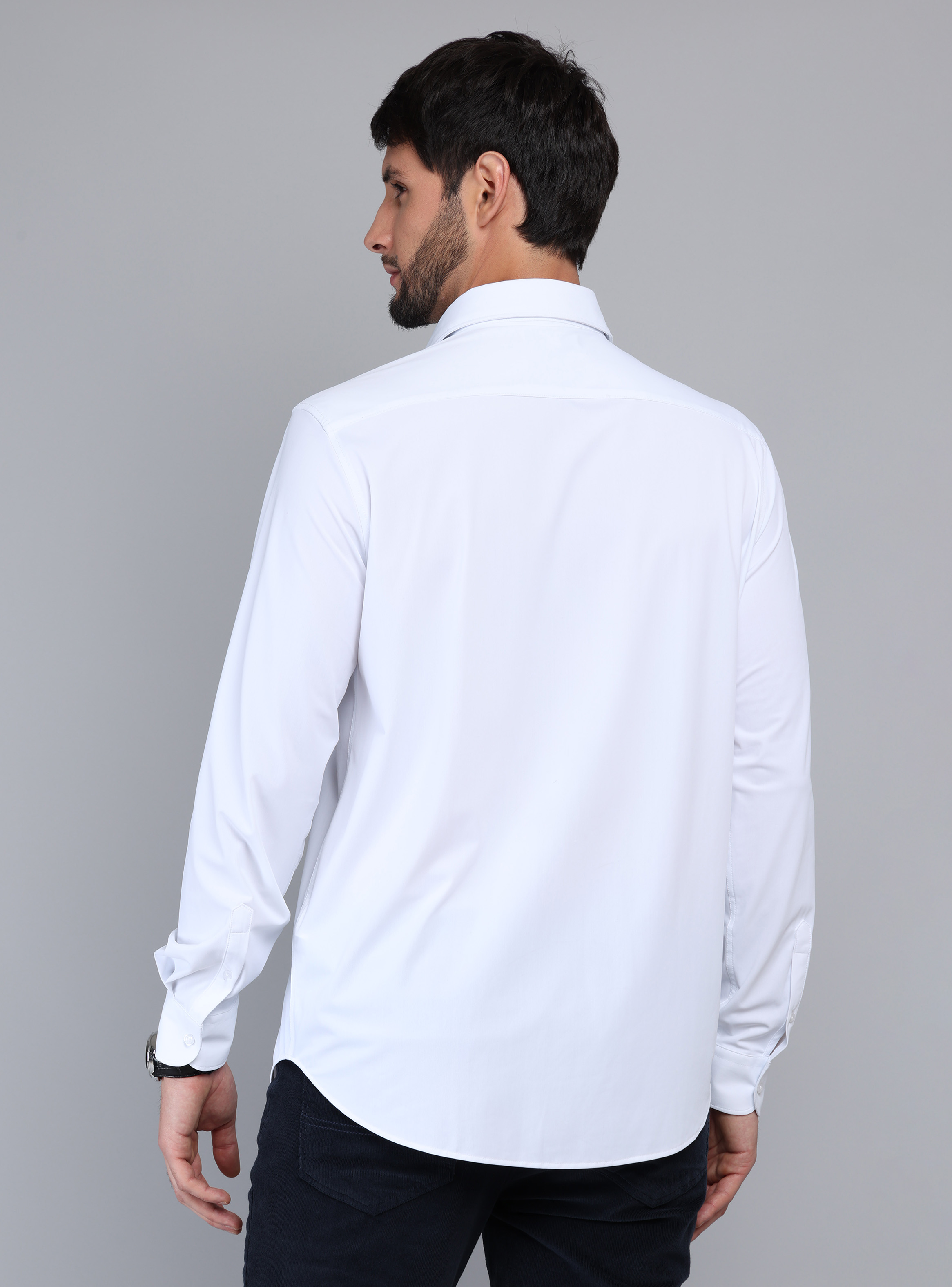 CAMISA ULTRA SPANDEX REGULAR FIT BLANCO ARROW - 2