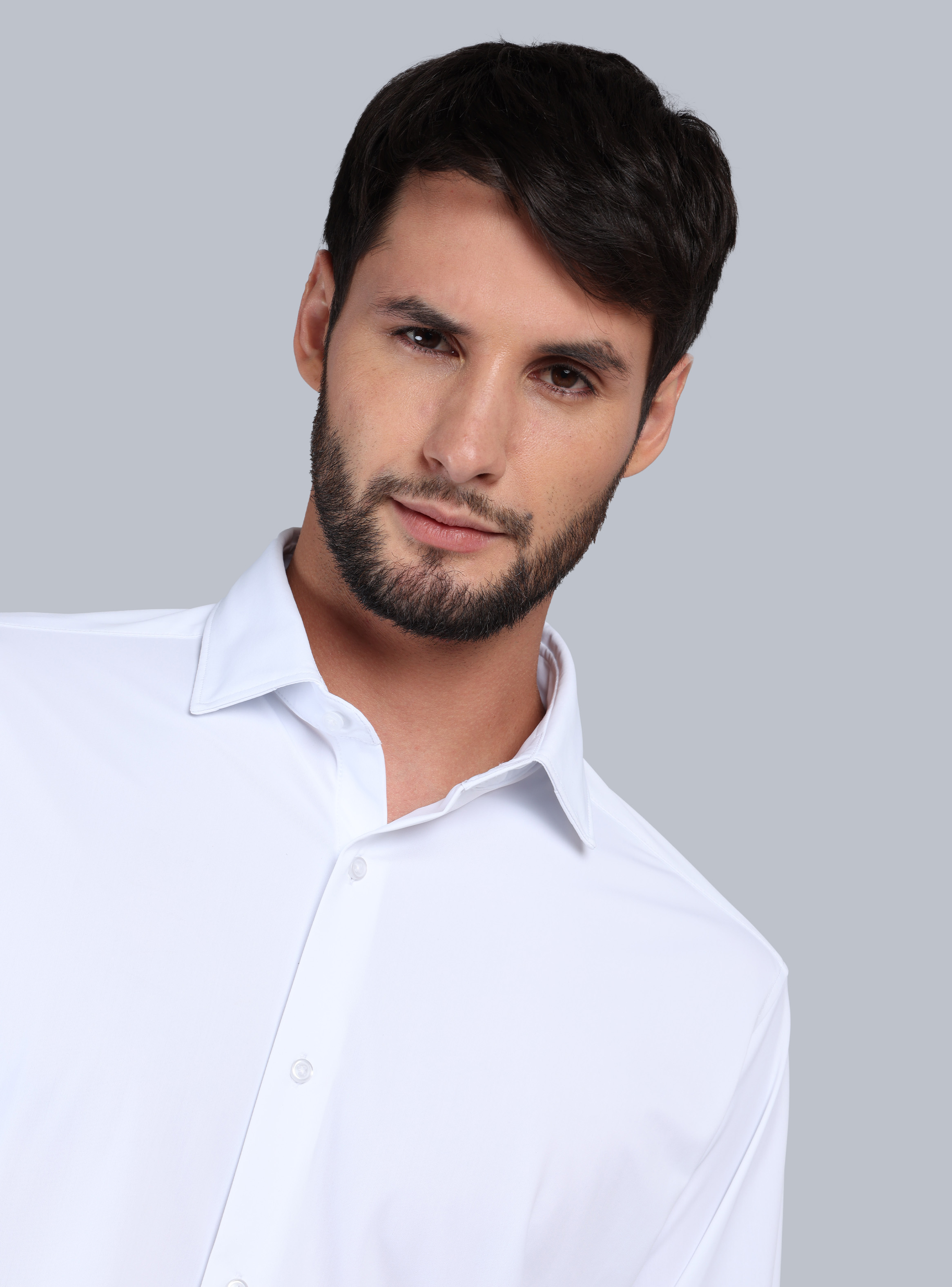 CAMISA ULTRA SPANDEX REGULAR FIT BLANCO ARROW - 3