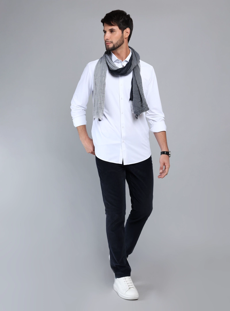 CAMISA ULTRA SPANDEX REGULAR FIT BLANCO ARROW - 4