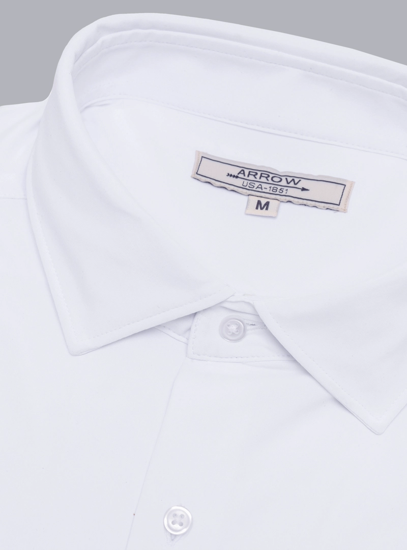 CAMISA ULTRA SPANDEX REGULAR FIT BLANCO ARROW - 5