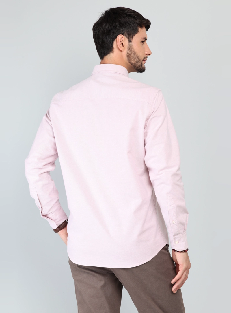 CAMISA OXFORD SPANDEX REGULAR FIT ROJO ARROW - 2