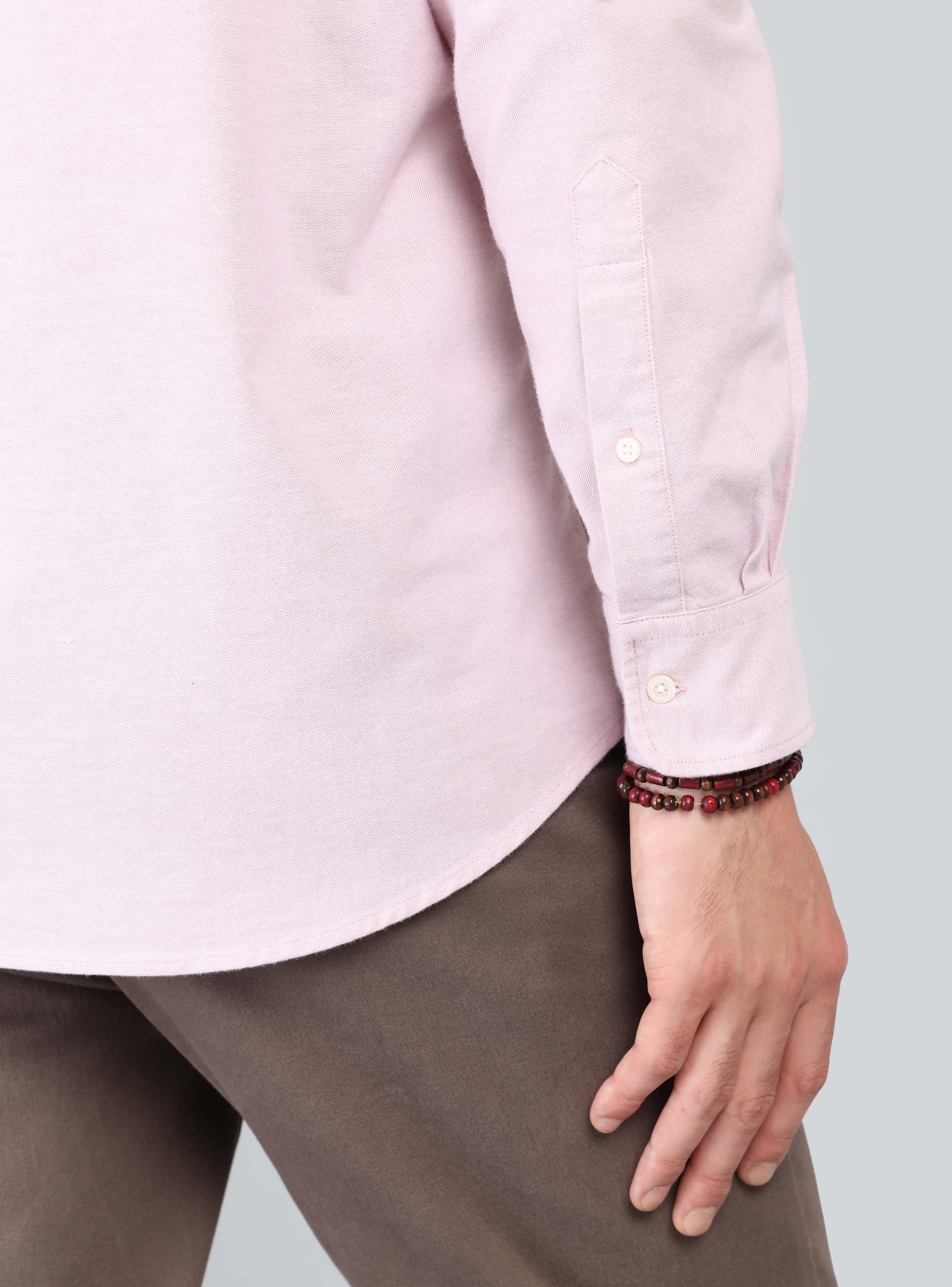CAMISA OXFORD SPANDEX REGULAR FIT ROJO ARROW - 6