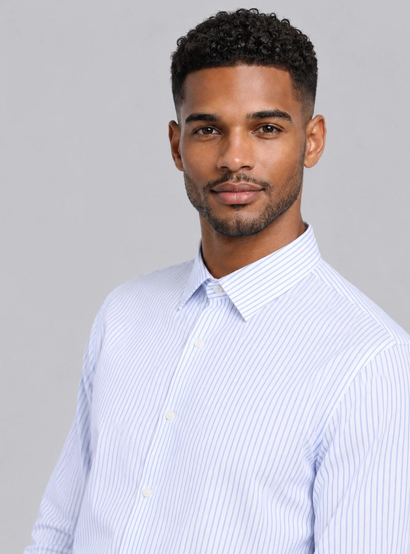 CAMISA FORMAL A RAYAS VAN HEUSEN - 4