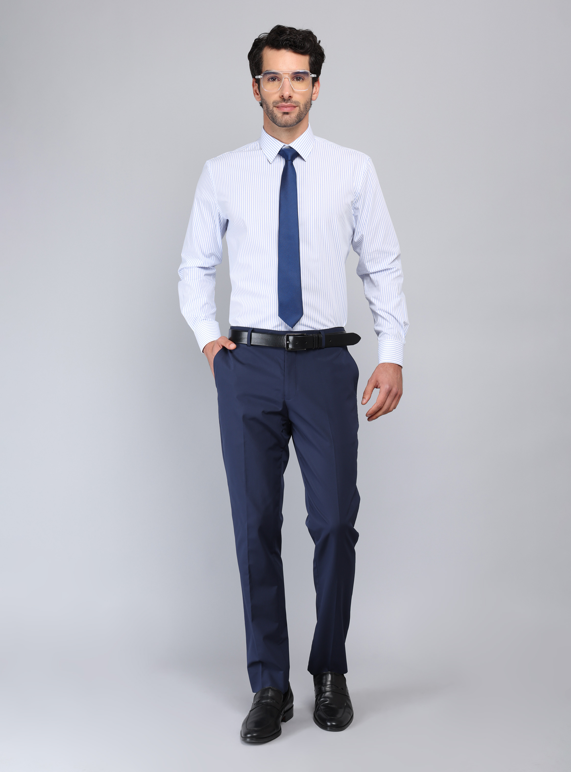 CAMISA FORMAL A RAYAS VAN HEUSEN - 5