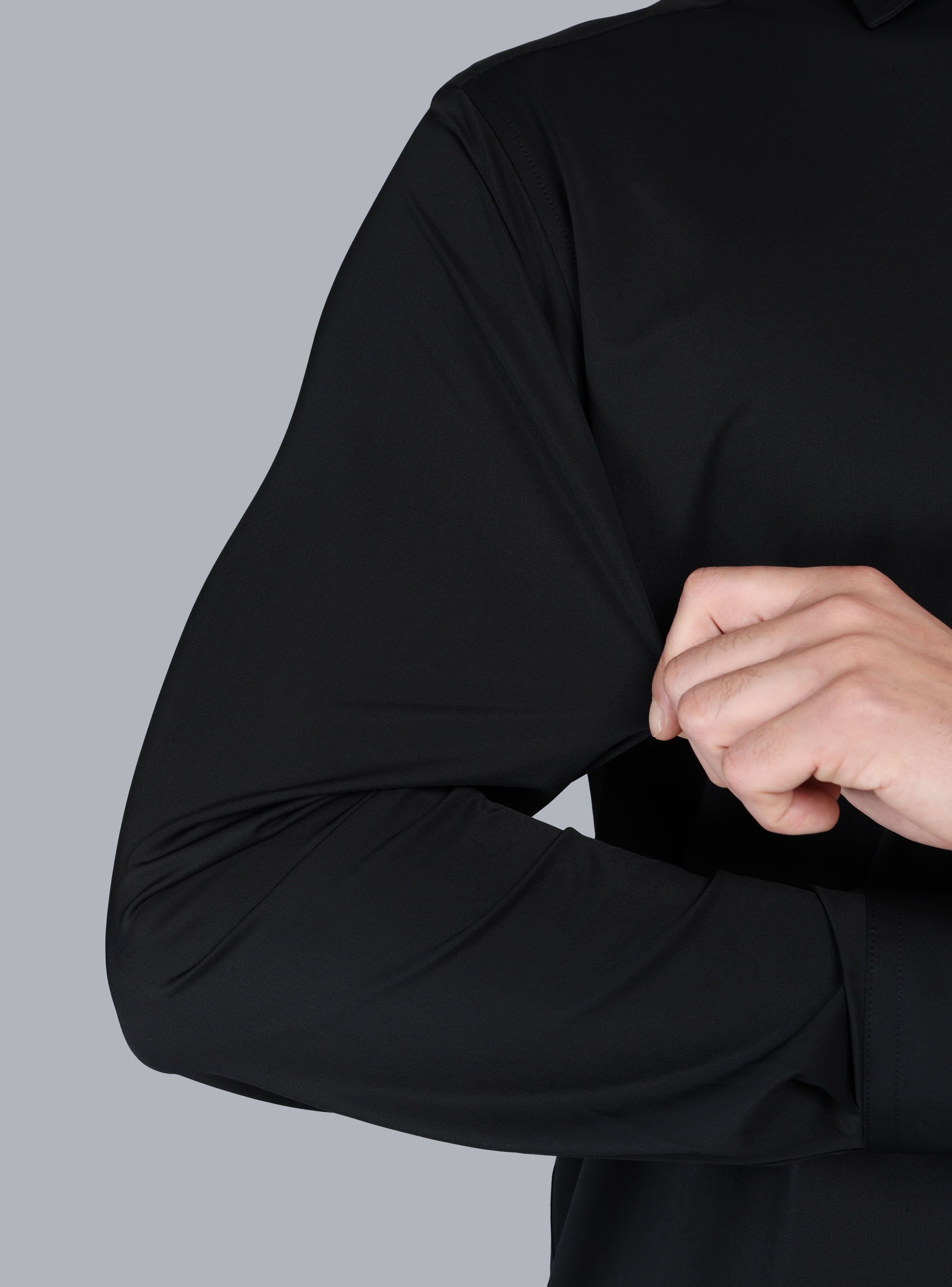 CAMISA ULTRA SPANDEX REGULAR FIT NEGRO ARROW - 6