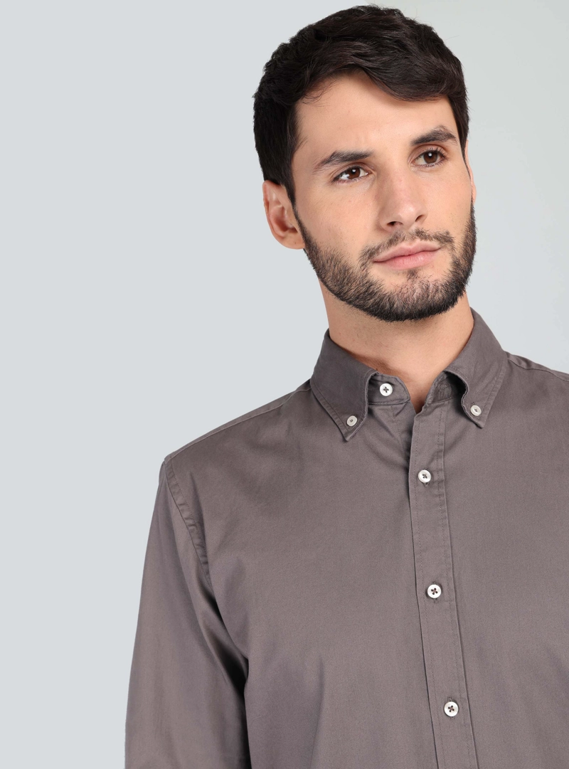 CAMISA LISA REGULAR FIT BURDEO ARROW - 3
