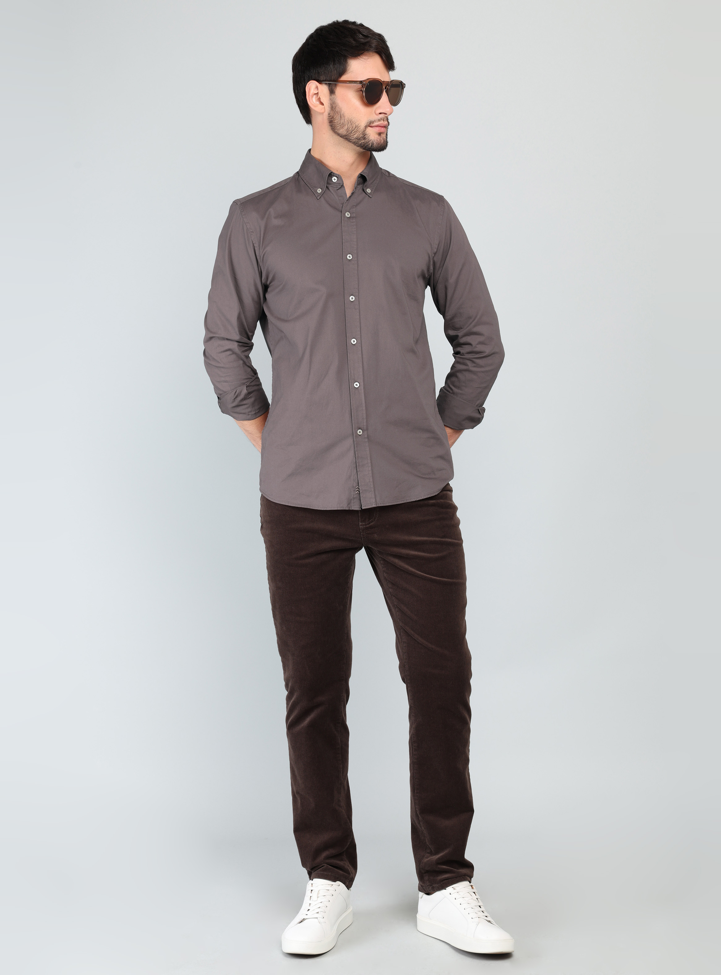 CAMISA LISA REGULAR FIT BURDEO ARROW - 4