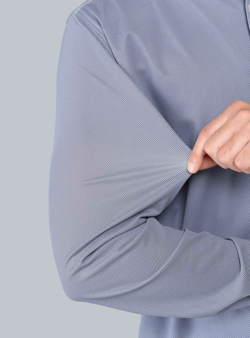 CAMISA ULTRA SPANDEX REGULAR FIT AZUL MARINO ARROW - 6