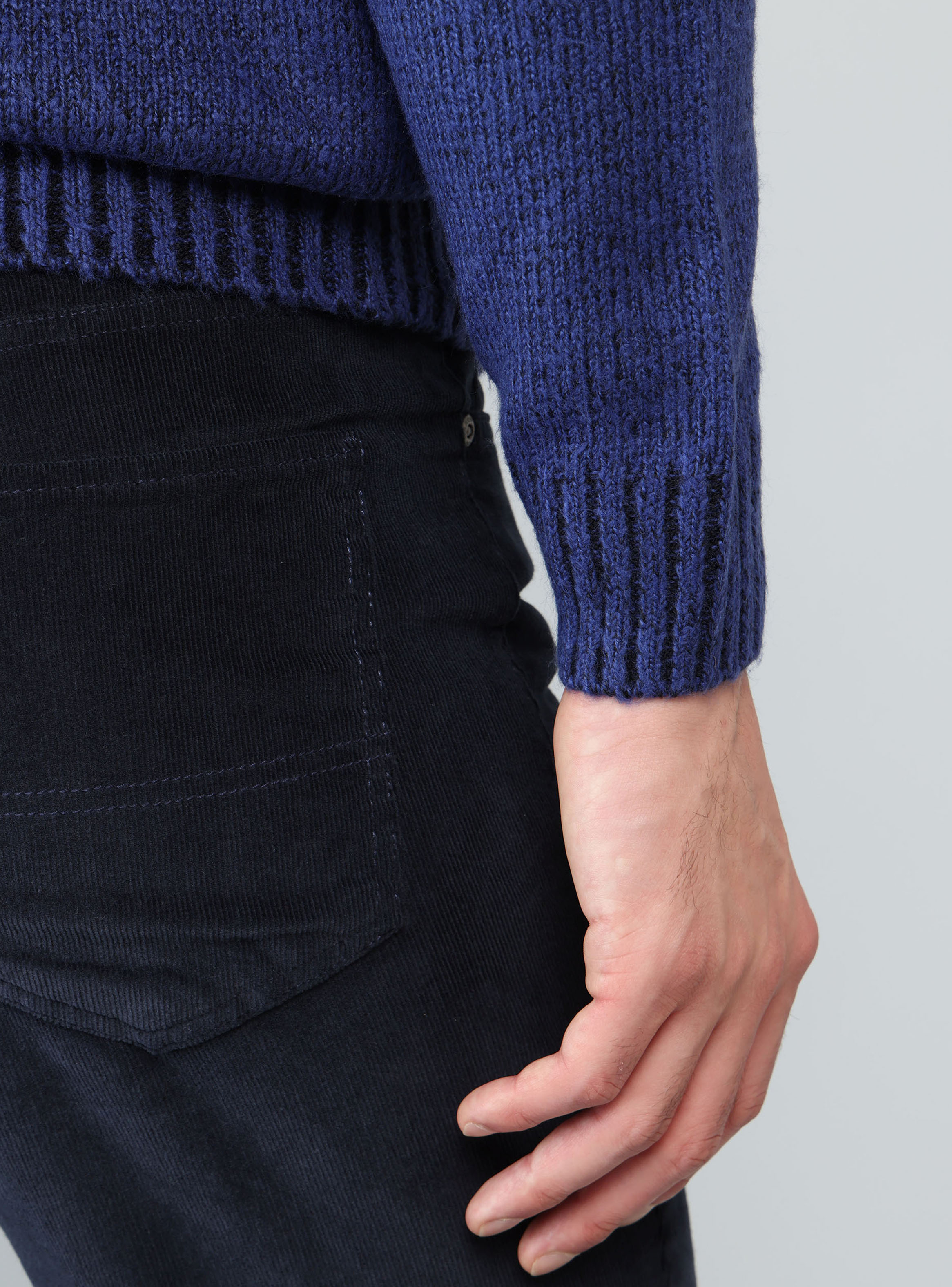 SWEATER CUELLO ALTO REGULAR FIT AZUL ARROW - 5