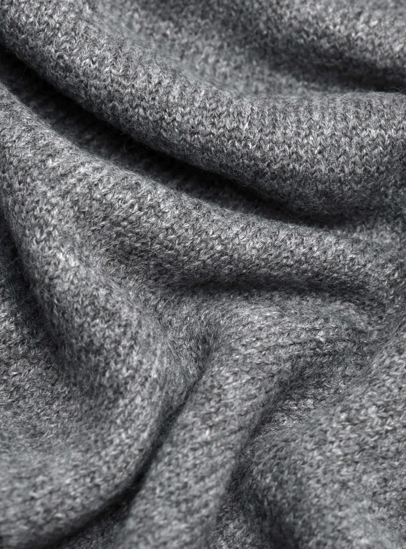 SWEATER CUELLO ALTO REGULAR FIT GRIS ARROW - 6