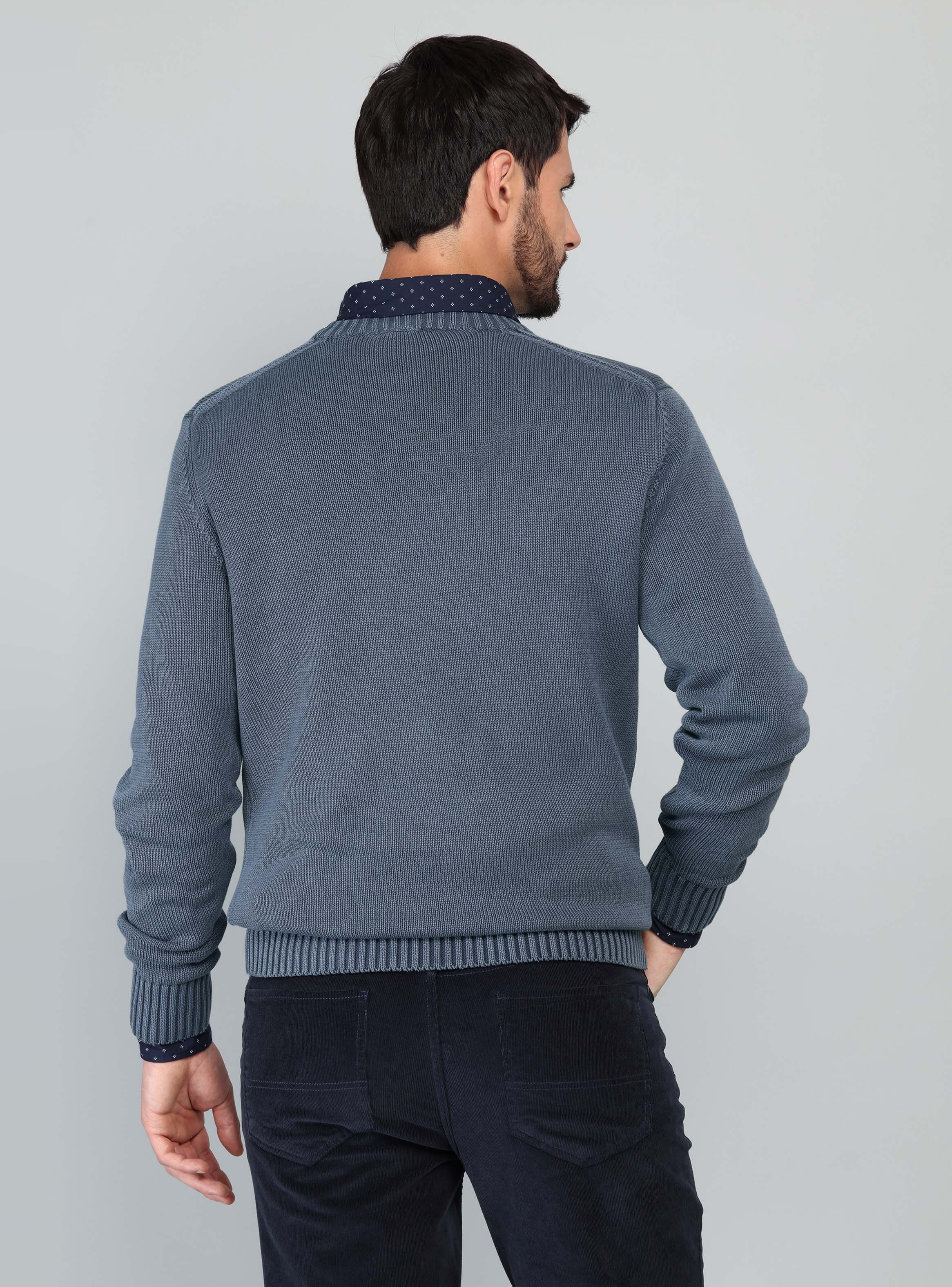 SWEATER STONE WASH REGULAR FIT DENIM ARROW - 2