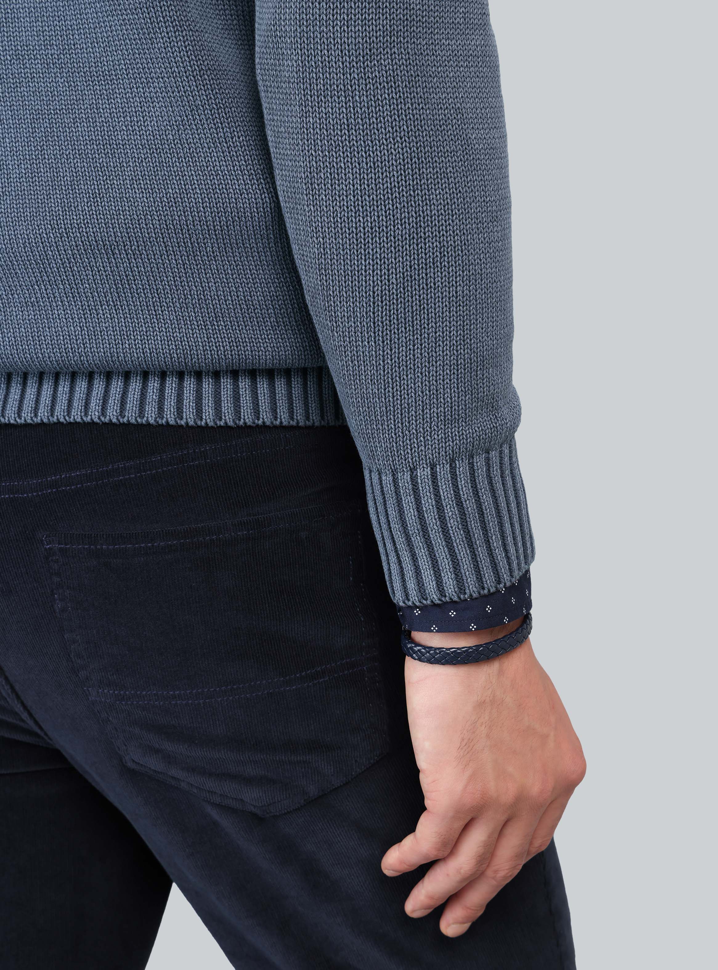 SWEATER STONE WASH REGULAR FIT DENIM ARROW - 5