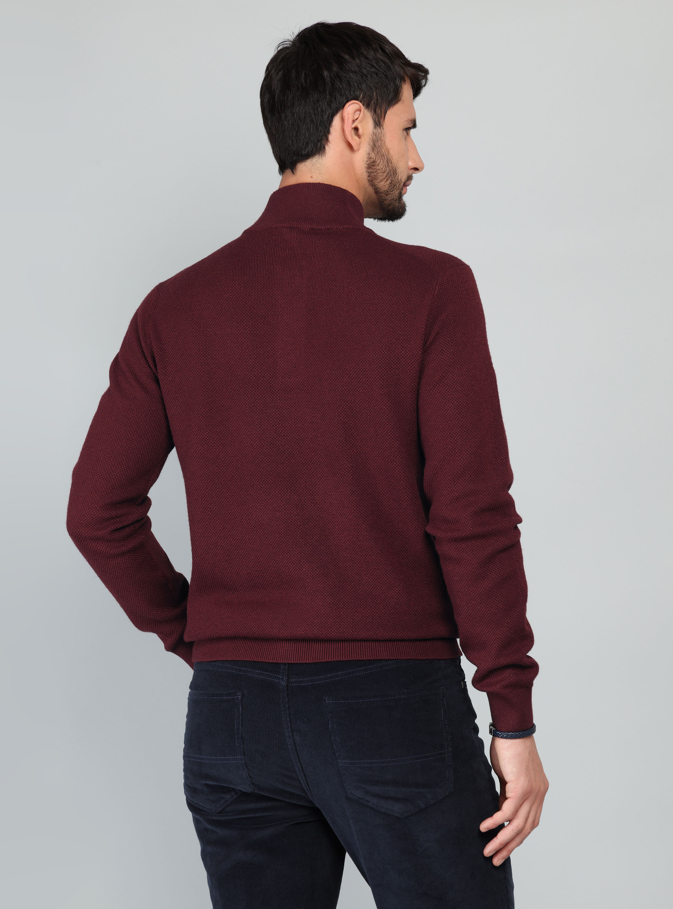 SWEATER CUELLO ALTO REGULAR FIT BURDEO ARROW - 2
