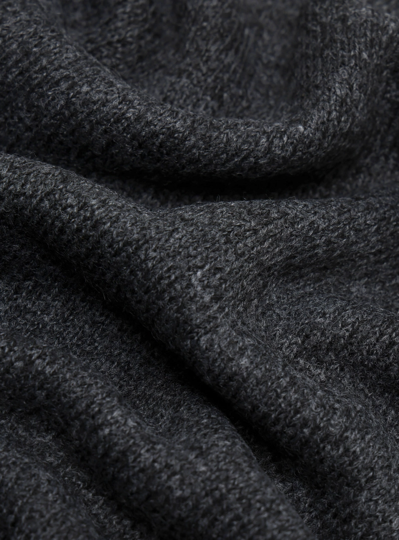 SWEATER CUELLO ALTO REGULAR FIT GRIS OSCURO ARROW - 6
