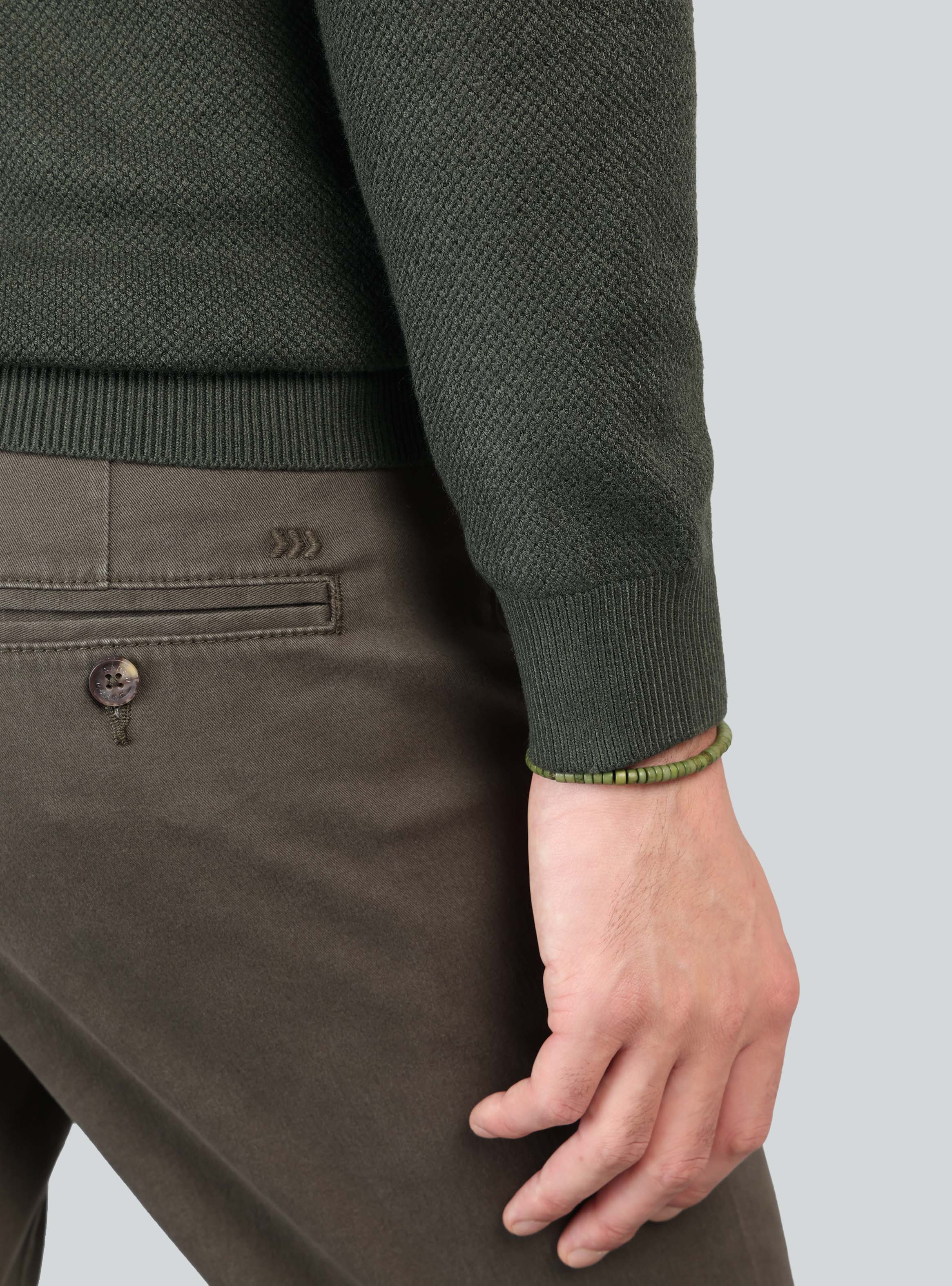 SWEATER CUELLO ALTO REGULAR FIT VERDE ARROW - 5