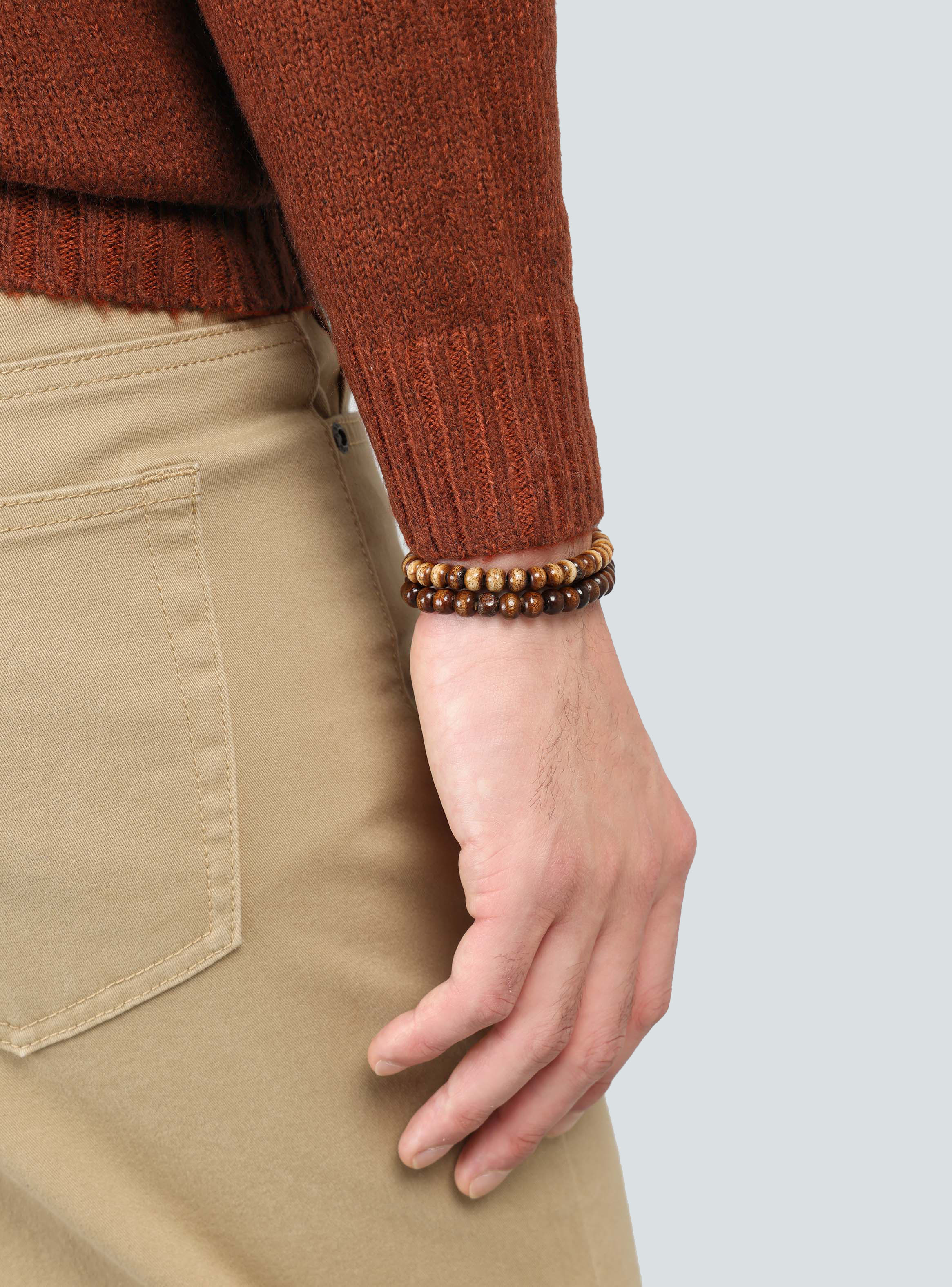 SWEATER CUELLO ALTO REGULAR FIT TERRACOTA ARROW - 5