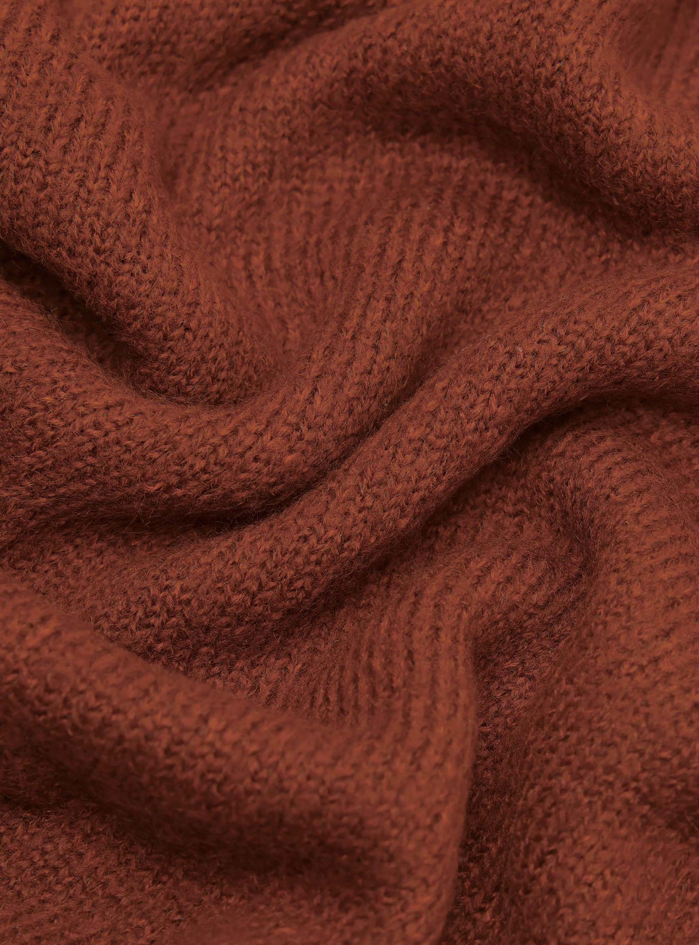 SWEATER CUELLO ALTO REGULAR FIT TERRACOTA ARROW - 6
