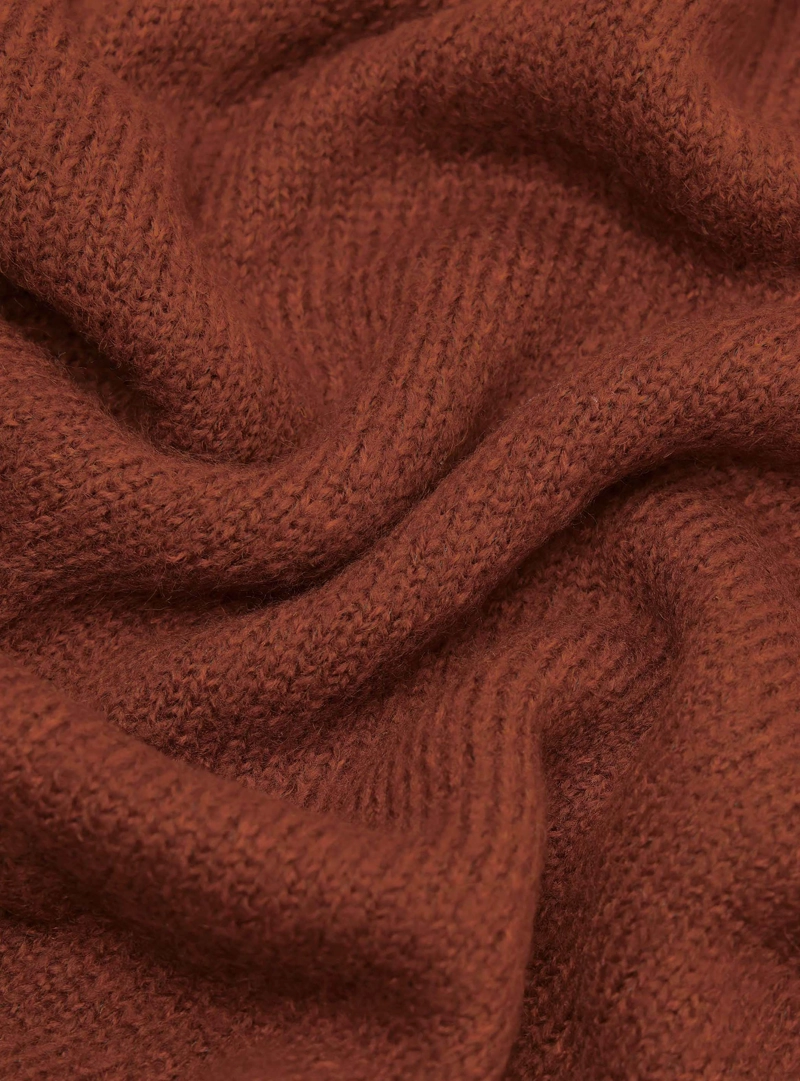 SWEATER CUELLO ALTO REGULAR FIT TERRACOTA ARROW - 6
