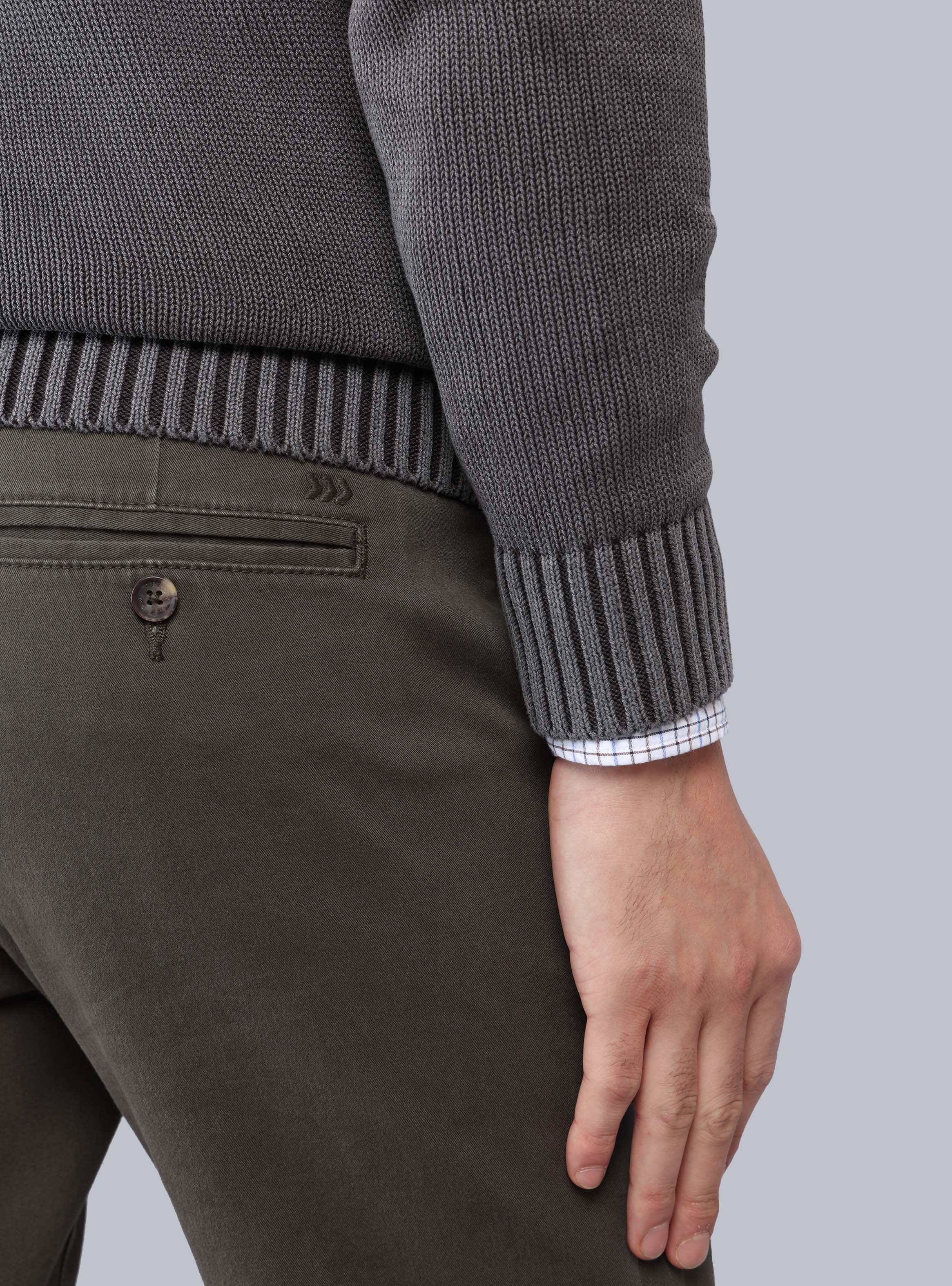 SWEATER STONE WASH REGULAR FIT GRIS ARROW - 5