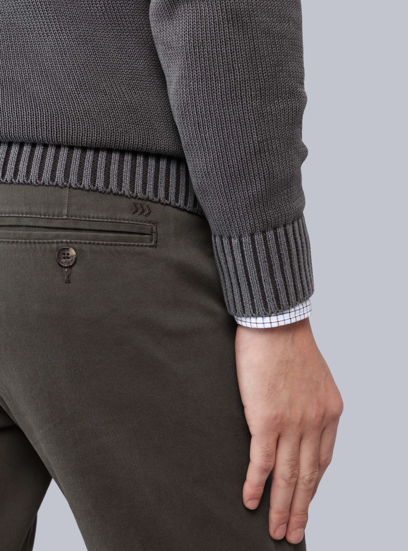 SWEATER STONE WASH REGULAR FIT GRIS ARROW - 5