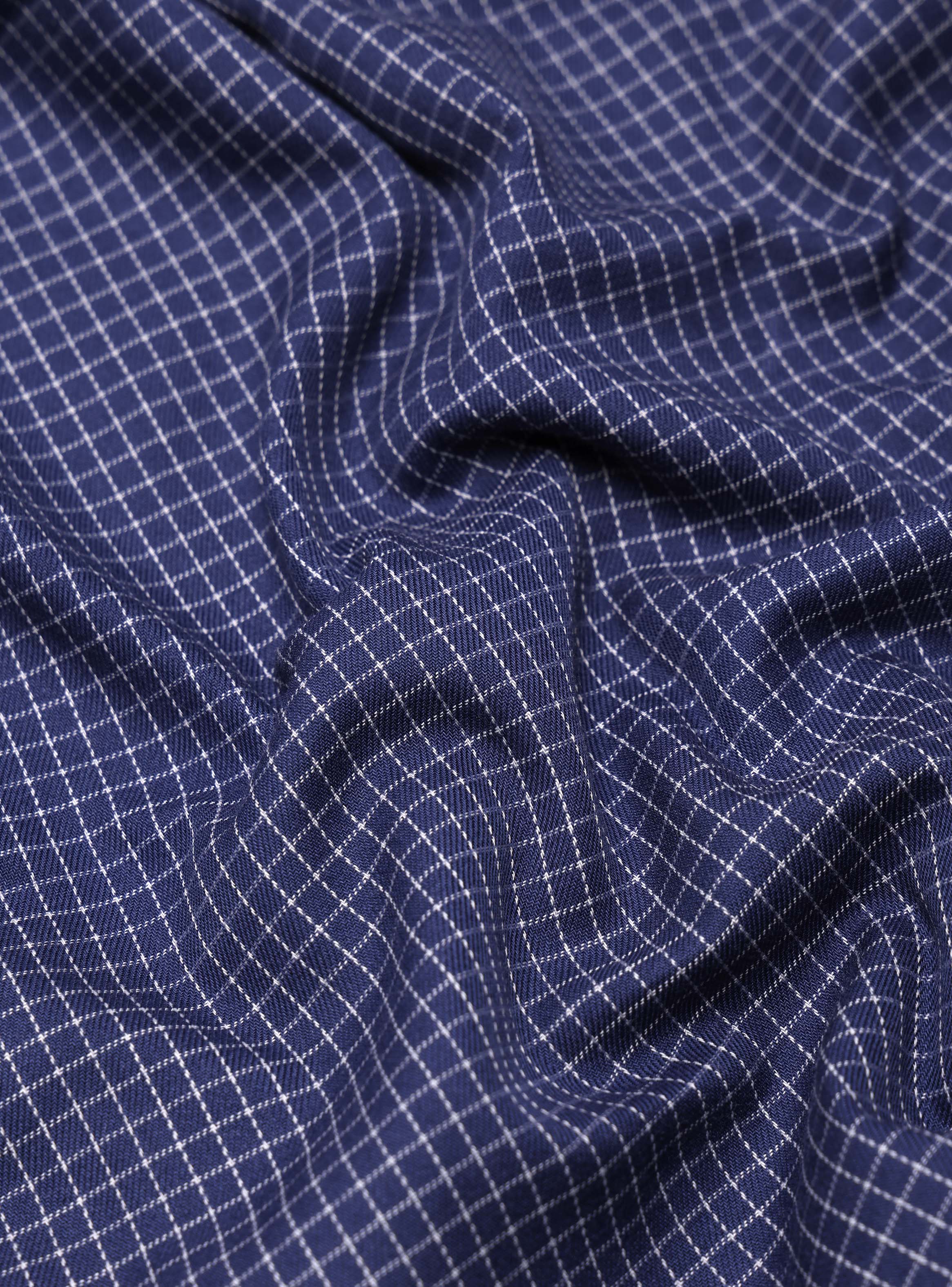 CAMISA FORMAL A CUADROS TAILORED FIT AZUL ARROW - 7