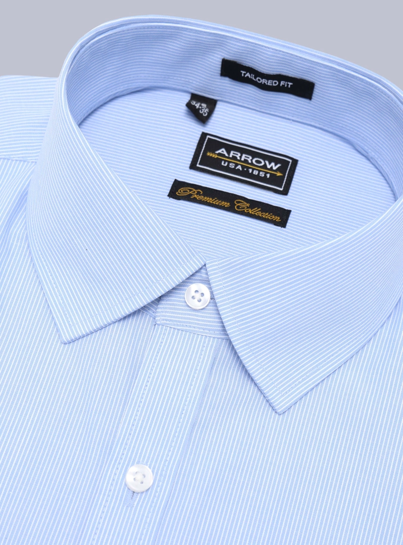 CAMISA FORMAL A RAYAS TAILORED FIT CELESTE ARROW - 2
