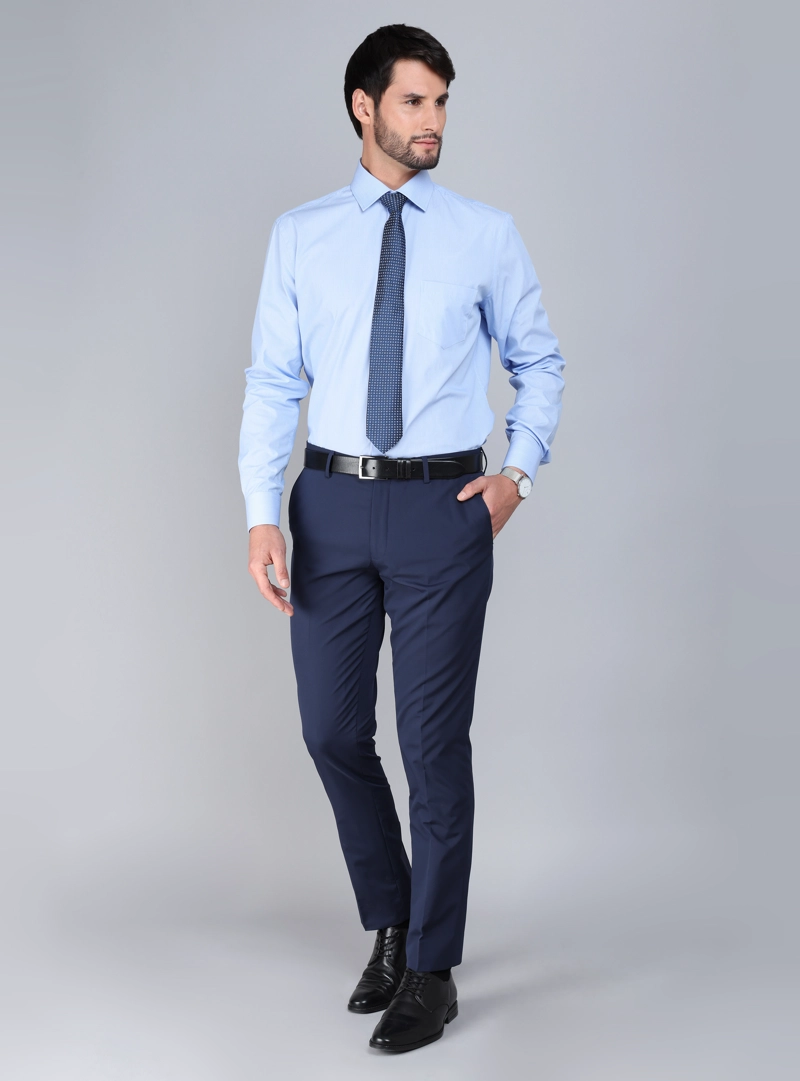 CAMISA FORMAL A RAYAS TAILORED FIT CELESTE ARROW - 5