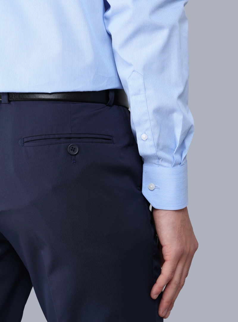 CAMISA FORMAL A RAYAS TAILORED FIT CELESTE ARROW - 6