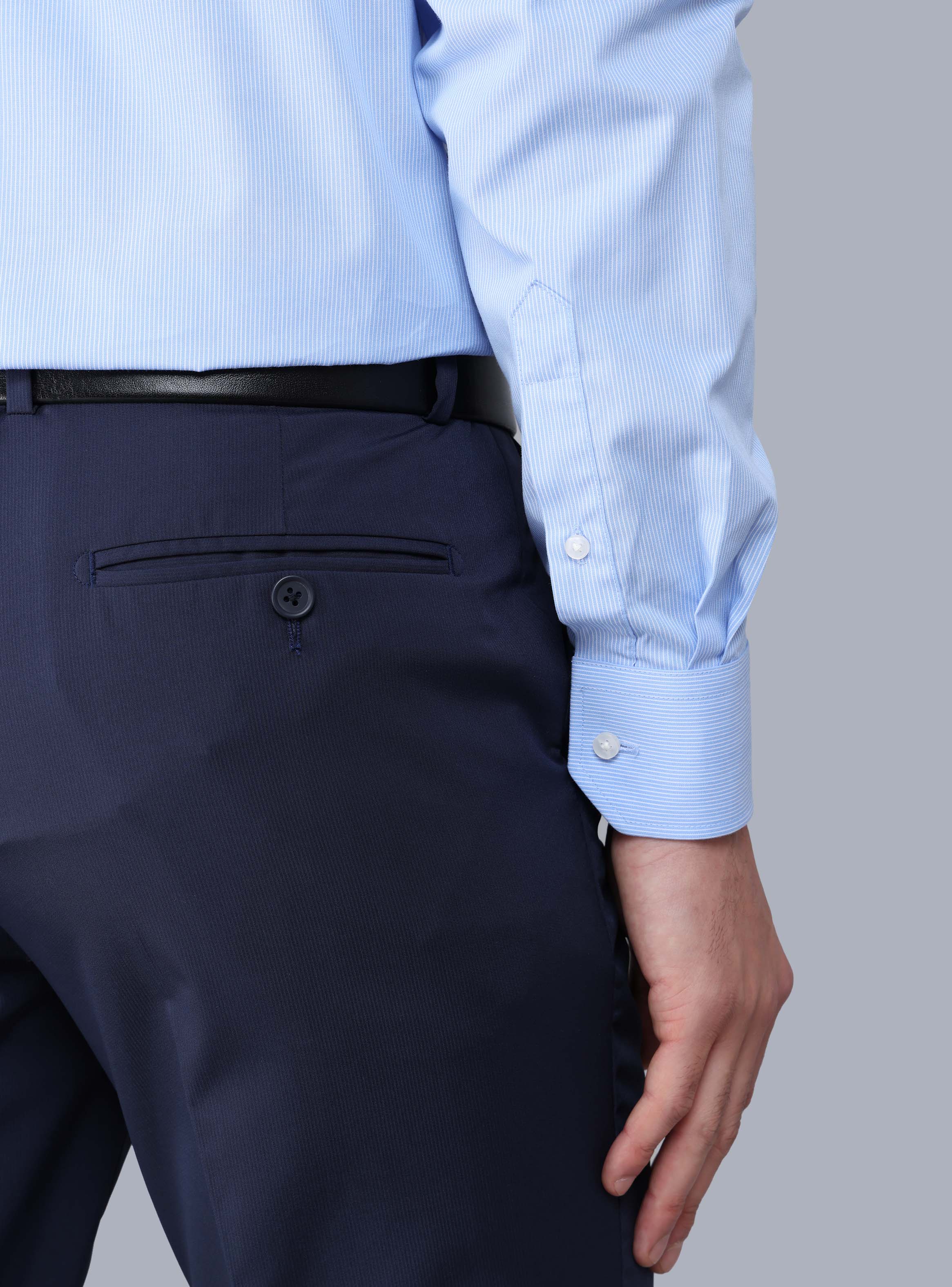 CAMISA FORMAL A RAYAS TAILORED FIT CELESTE ARROW - 6