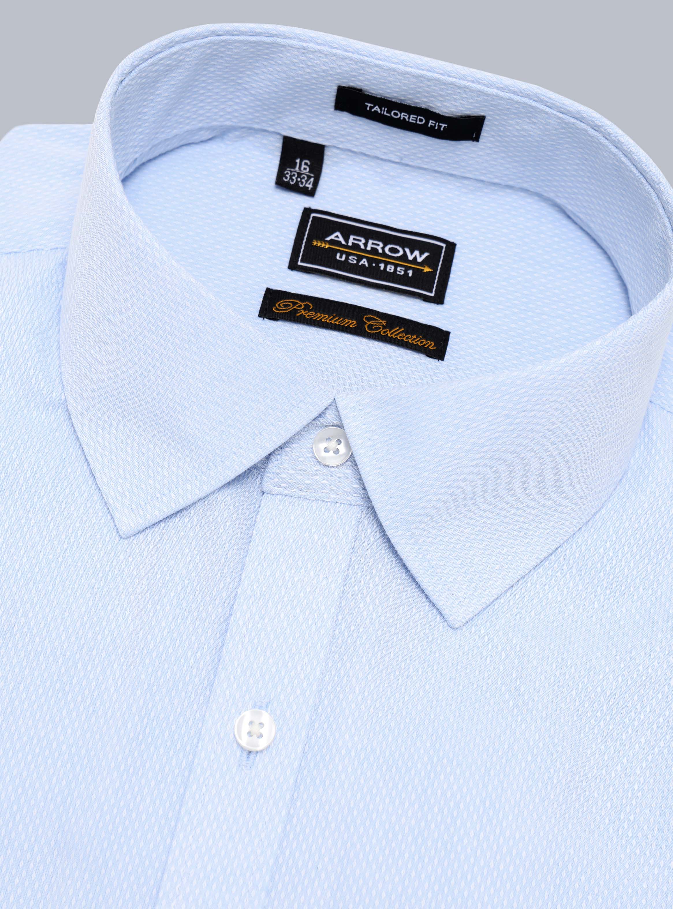 CAMISA FORMAL TEXTURADA TAILORED FIT CELESTE ARROW - 2