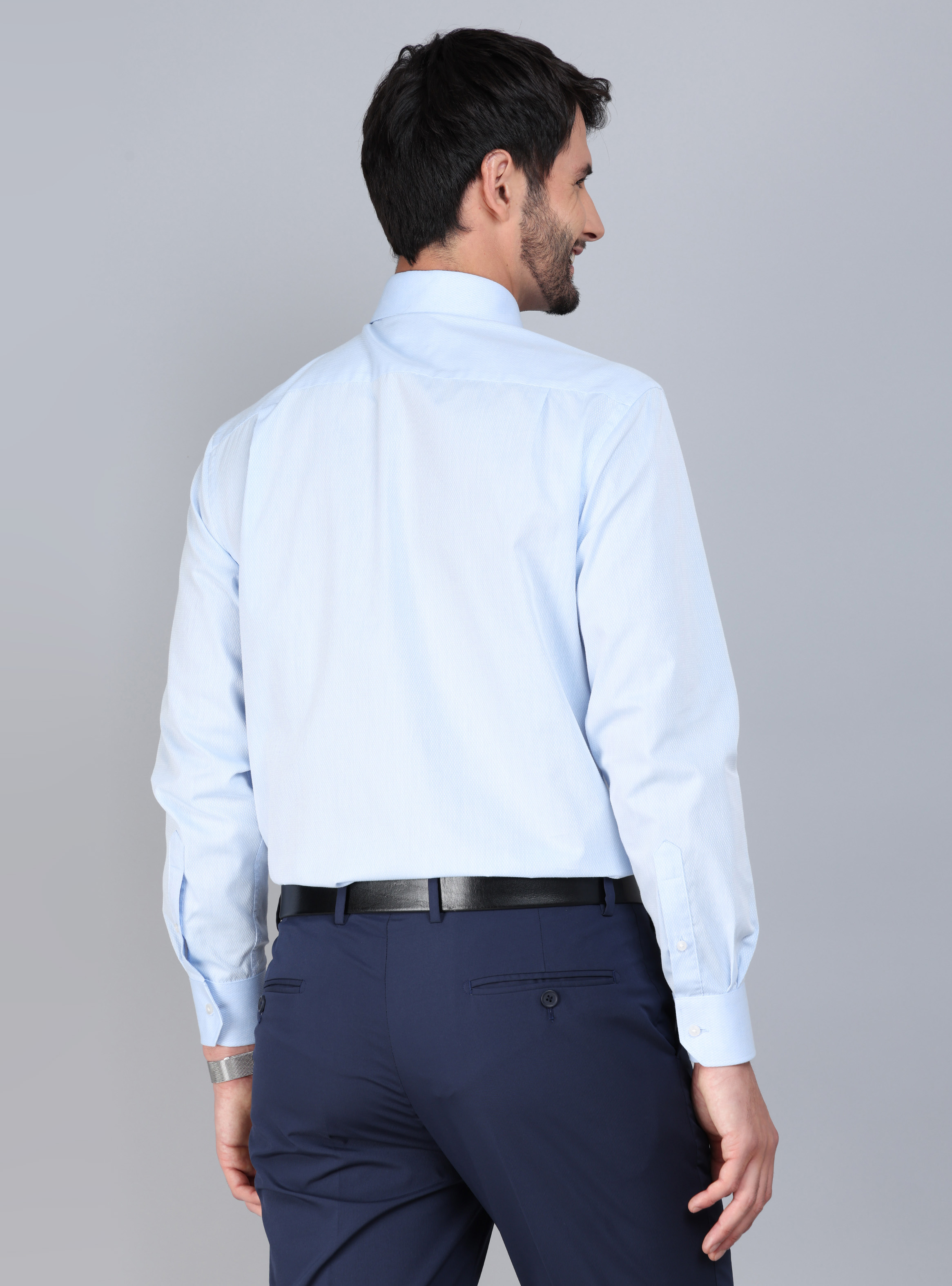 CAMISA FORMAL TEXTURADA TAILORED FIT CELESTE ARROW - 3
