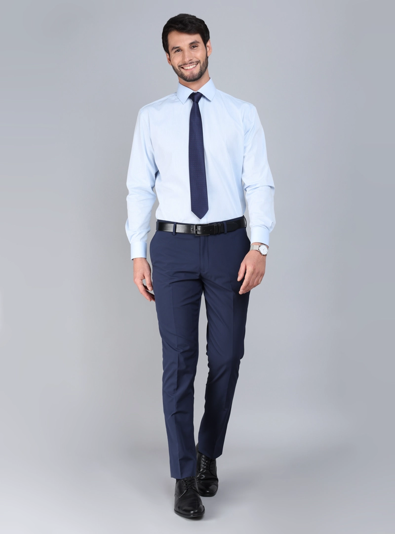 CAMISA FORMAL TEXTURADA TAILORED FIT CELESTE ARROW - 5