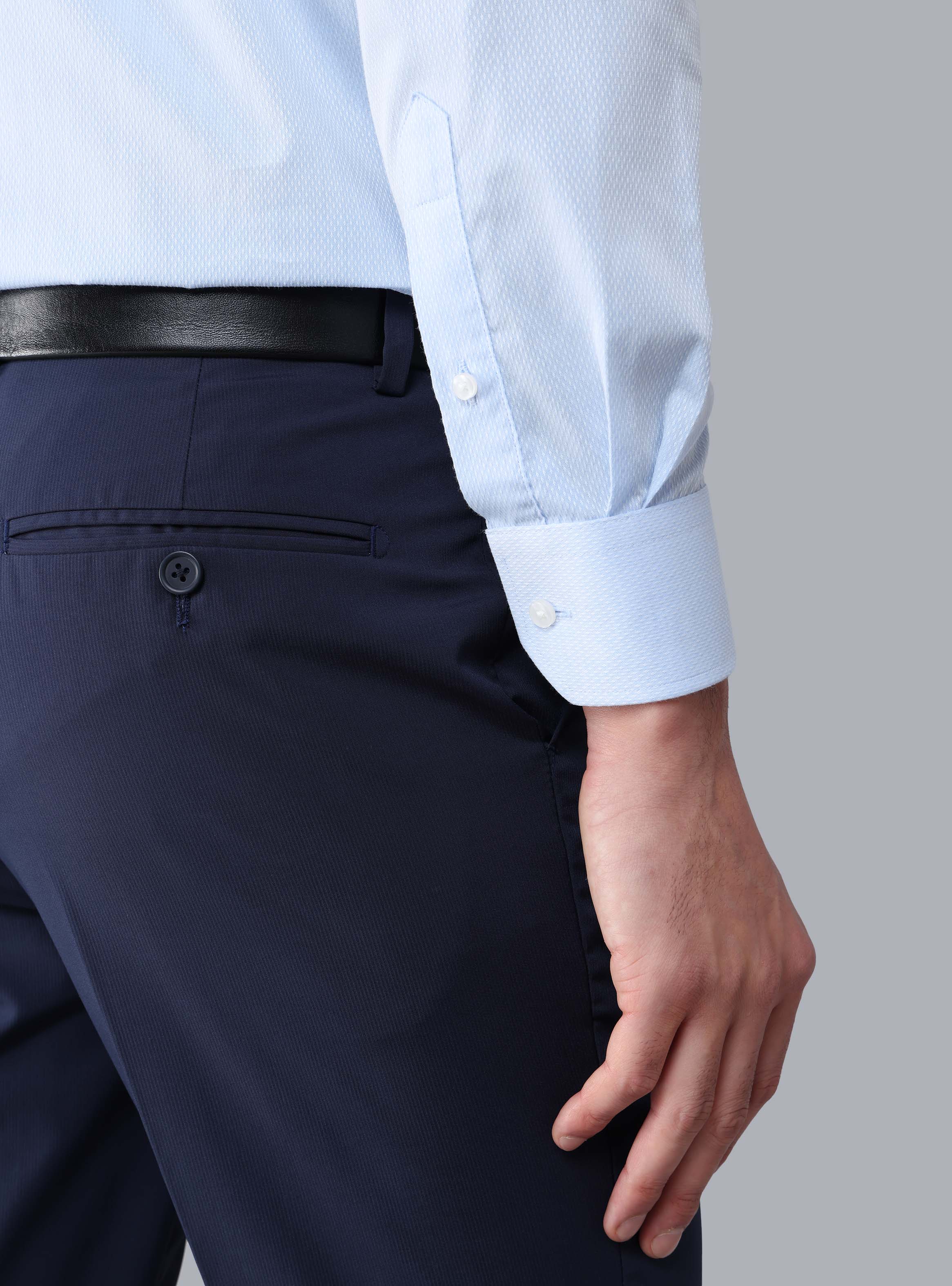 CAMISA FORMAL TEXTURADA TAILORED FIT CELESTE ARROW - 6