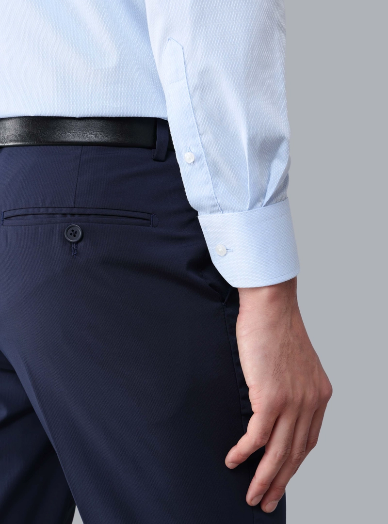 CAMISA FORMAL TEXTURADA TAILORED FIT CELESTE ARROW - 6