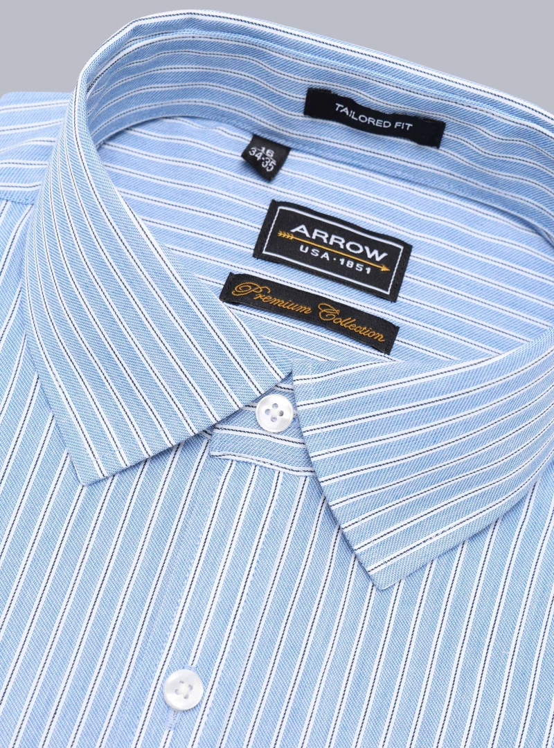CAMISA FORMAL SPANDEX TAILORED FIT CELESTE ARROW - 2