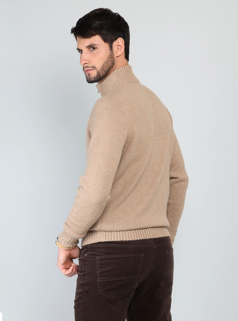 SWEATER TEXTURADO REGULAR FIT BEIGE ARROW - 2
