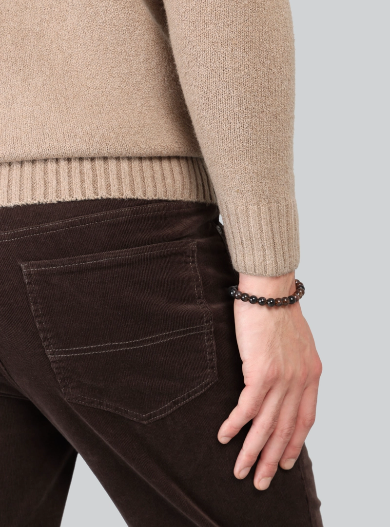 SWEATER TEXTURADO REGULAR FIT BEIGE ARROW - 5