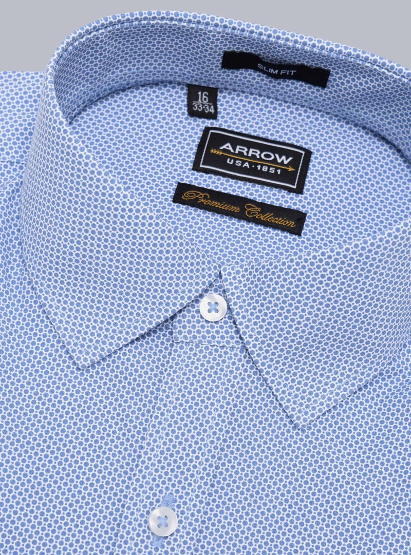 CAMISA FORMAL SPANDEX SLIM FIT CELESTE ARROW - 2