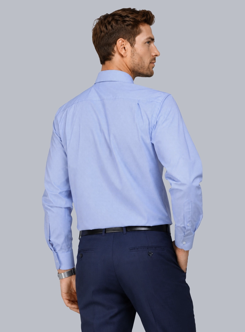 CAMISA FORMAL SPANDEX SLIM FIT CELESTE ARROW - 3